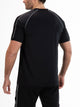 MAXWELL Black - Man tee - Fitnesskleding - Zwart