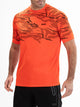 MELBOURNE Hot Orange - Man Tee - Fitnesskleding - Oranje