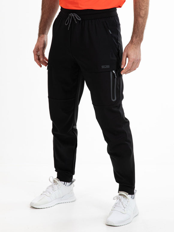 NEWTON Black - Man pants - Fitnesskleding - Zwart